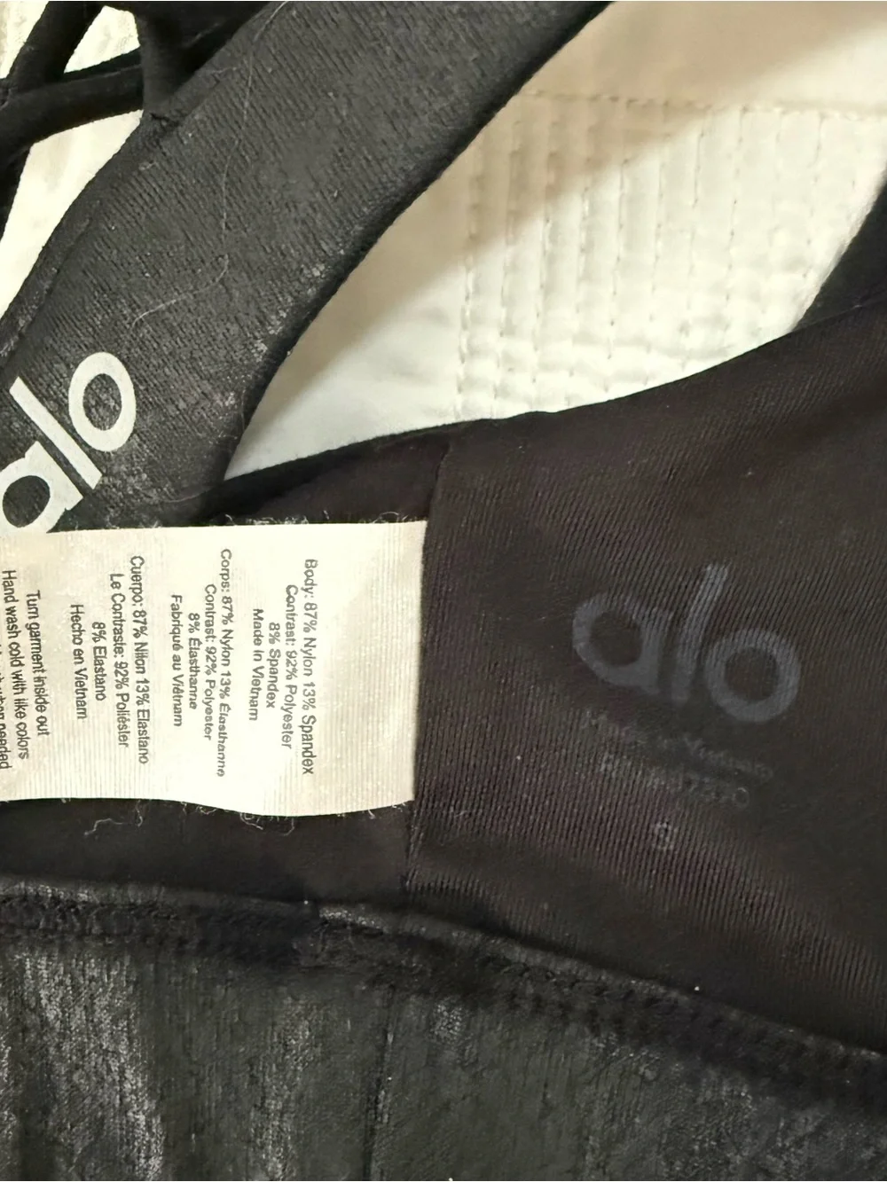 2 bras Alo Yoga Bra - Navy and Black Small